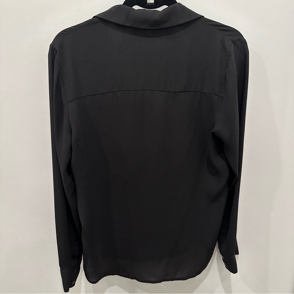 Ro & De Black Long Sleeve Blouse - Picture 7 of 8